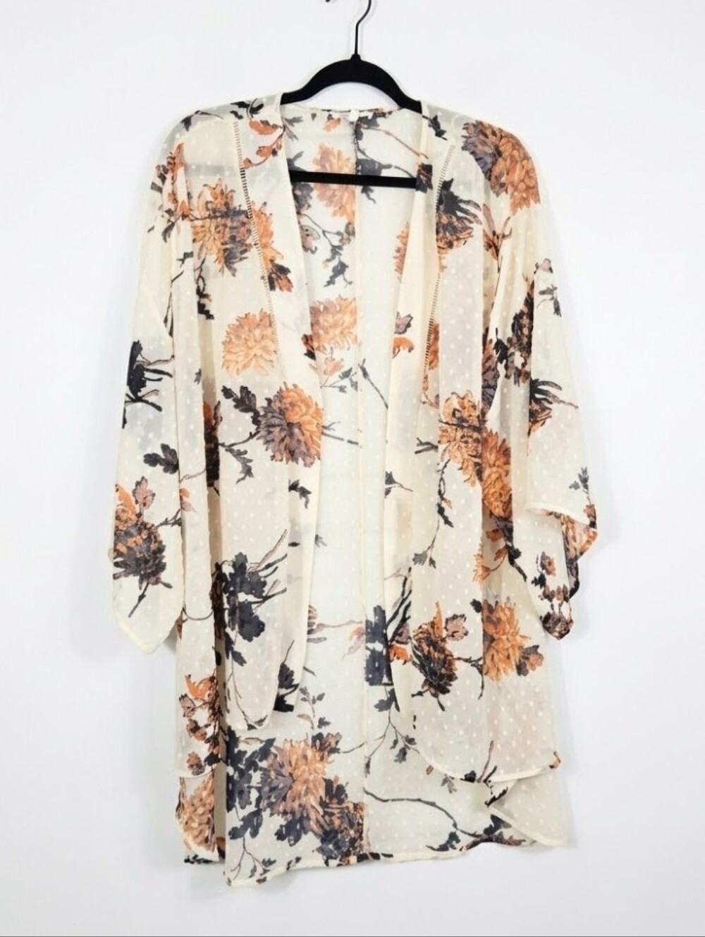 Maurices floral print kimono top